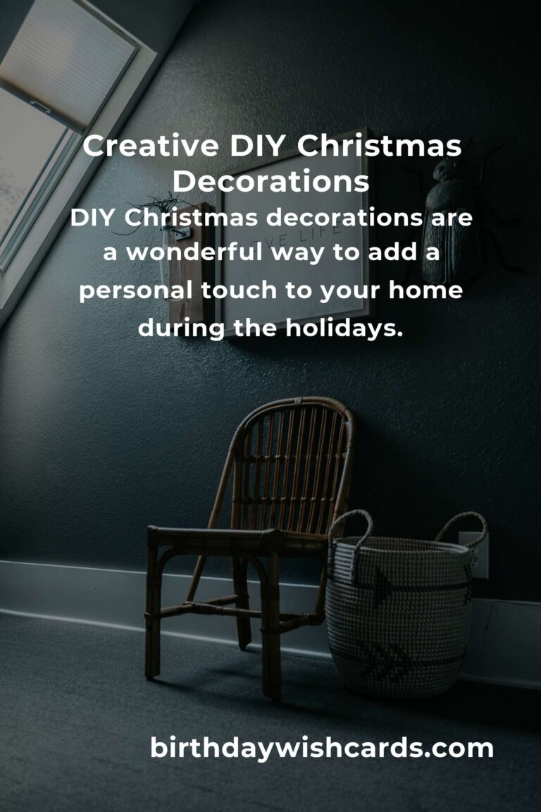 Weekend DIY: Creative Christmas Decorations for Your Home
