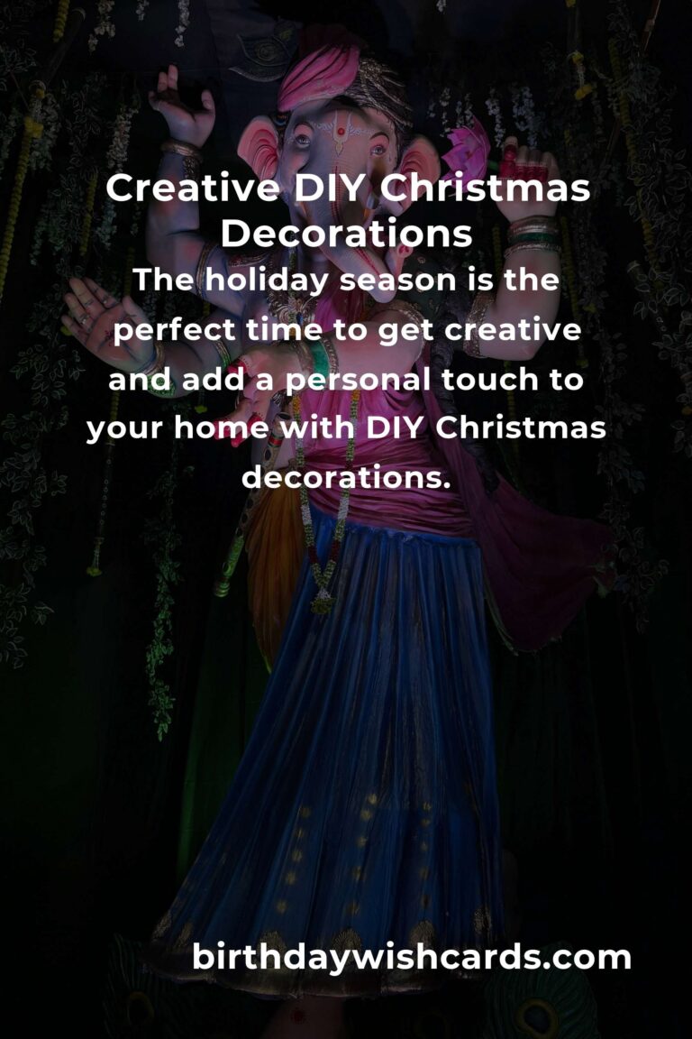 Weekend DIY: Creative Christmas Decorations for Your Home