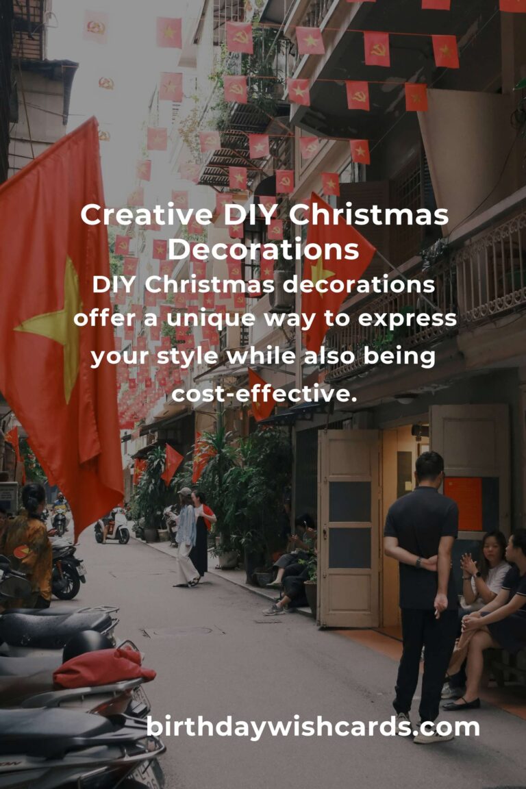 Weekend DIY: Creative Christmas Decorations for Your Home