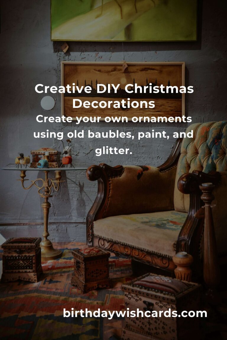 Weekend DIY: Creative Christmas Decorations for Your Home