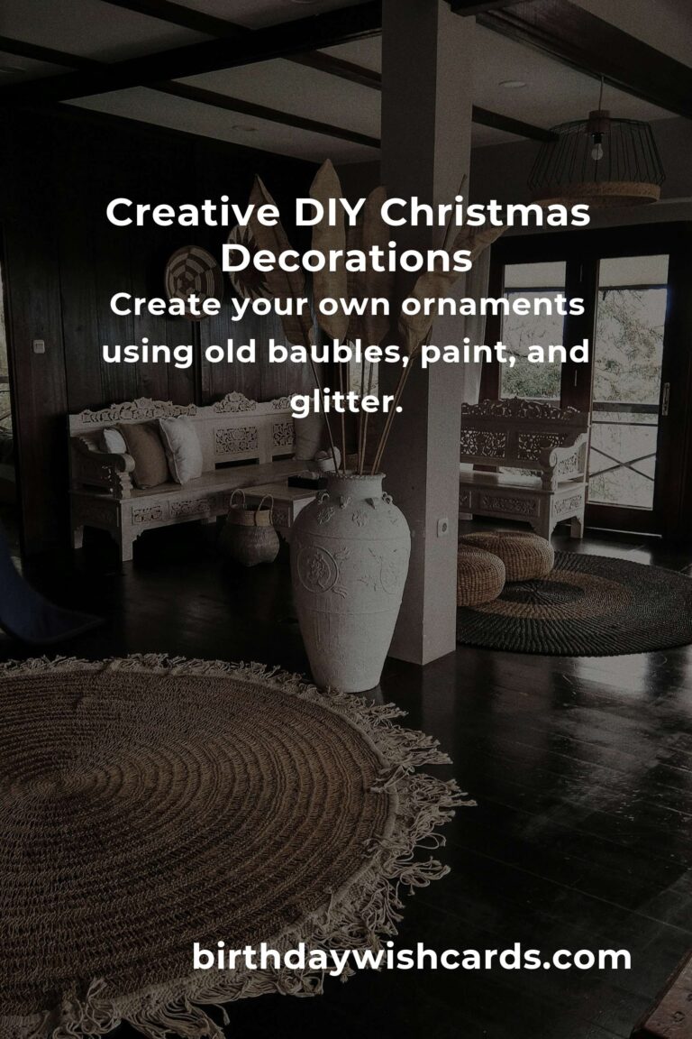 Weekend DIY: Creative Christmas Decorations for Your Home