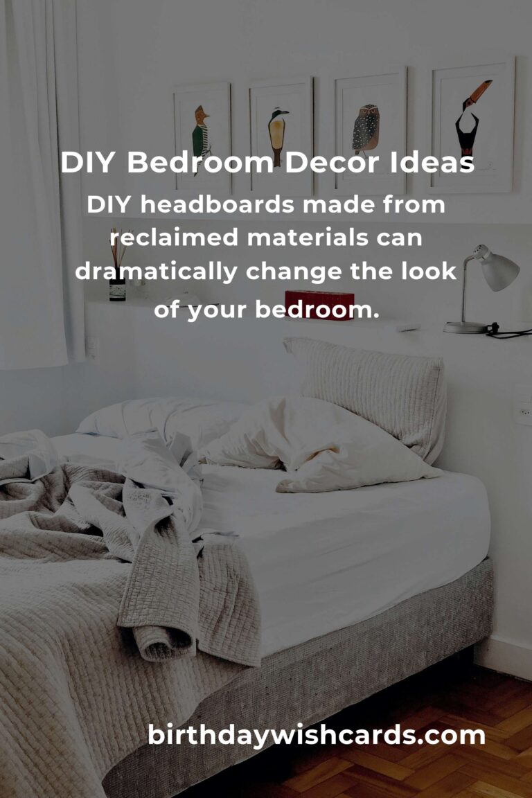 Weekend DIY: Transform Your Bedroom Decor with These Easy Projects