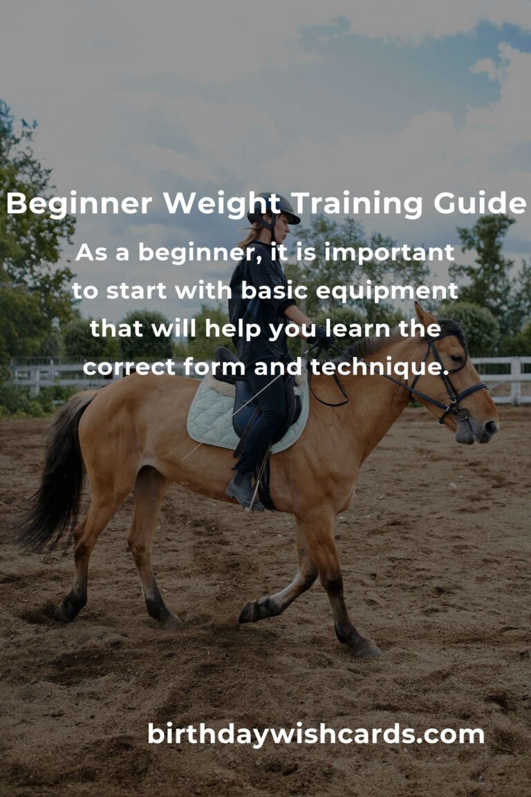 Weight Training for Beginners: The Ultimate Guide to Getting Started