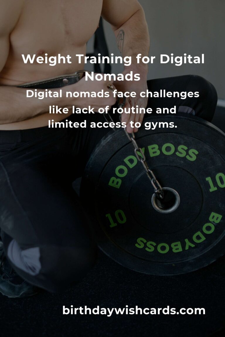 Weight Training for Digital Nomads: Getting Started