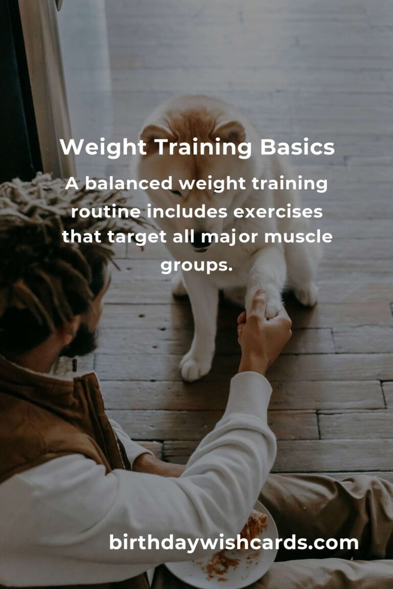 Weight Training for Fitness Enthusiasts: Getting Started
