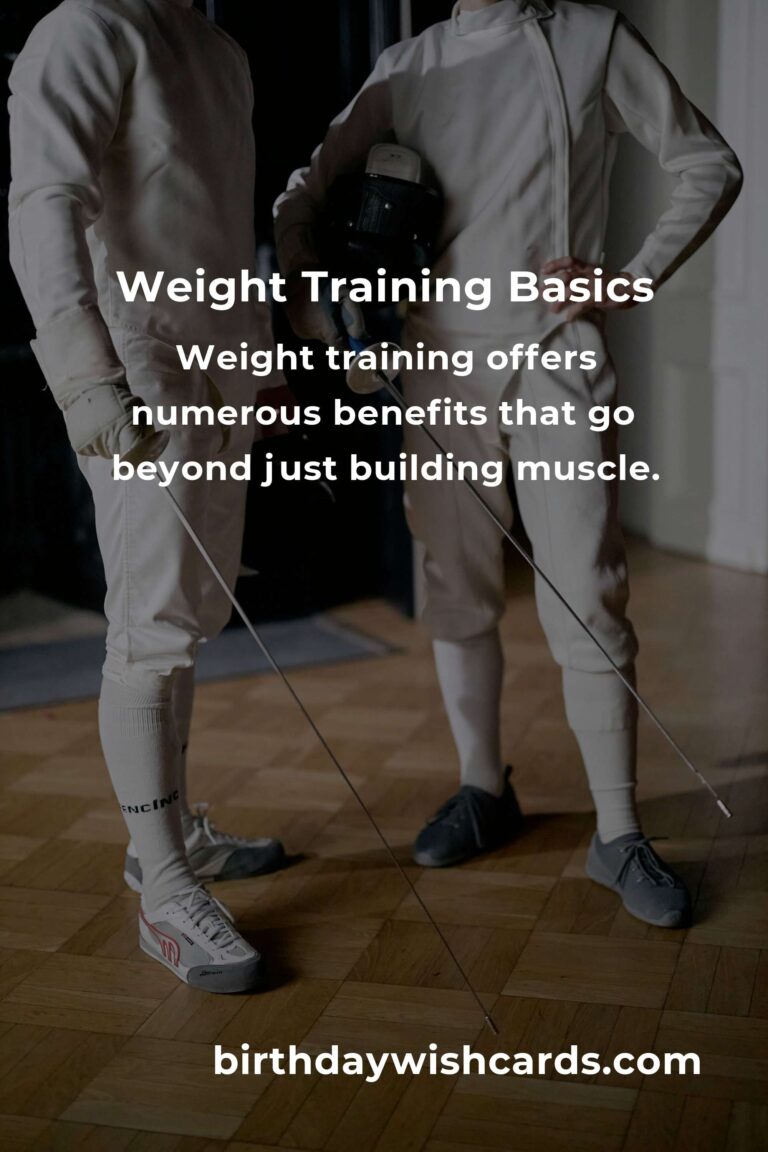 Weight Training for Fitness Enthusiasts: Getting Started