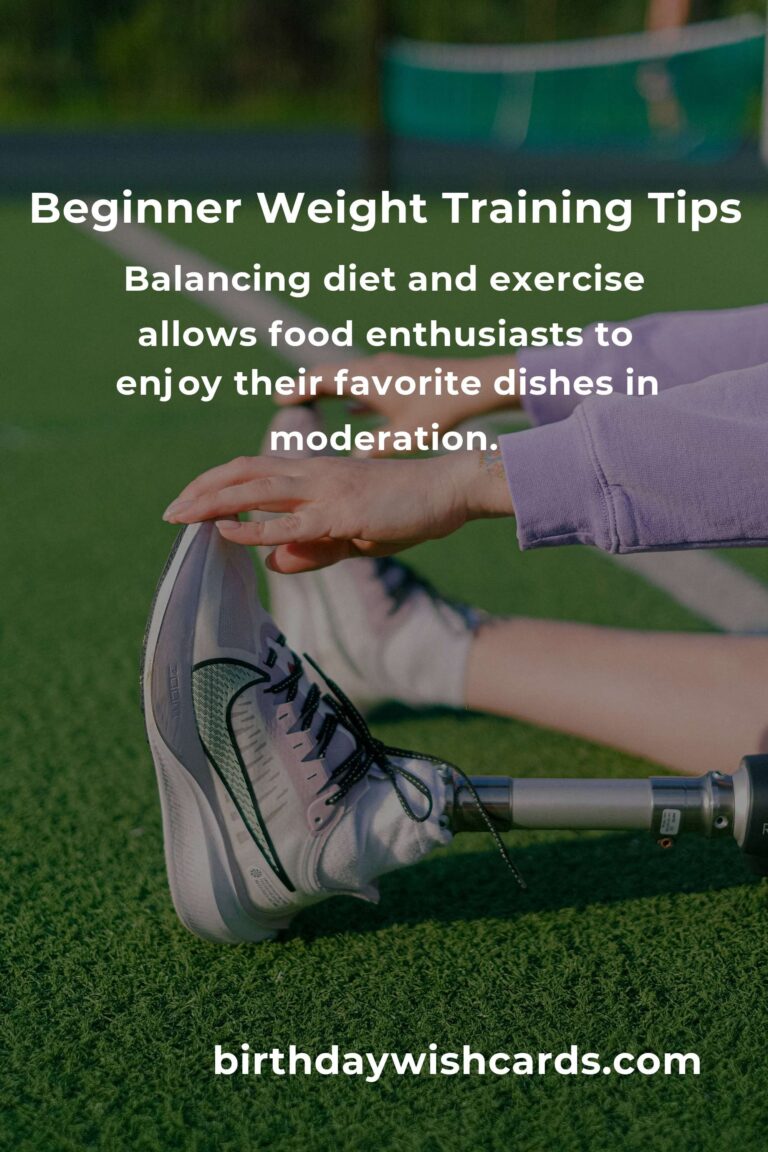 Weight Training for Food Lovers: A Beginner's Guide to Getting Started