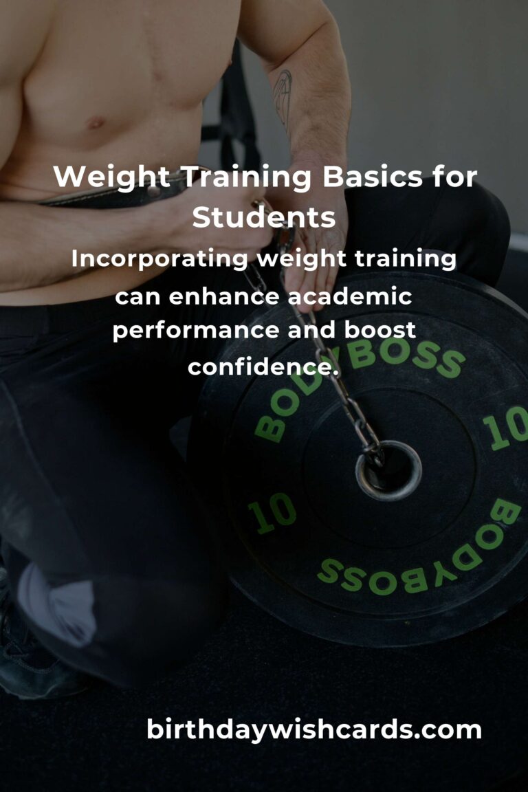 Weight Training for Students: A Comprehensive Guide to Getting Started