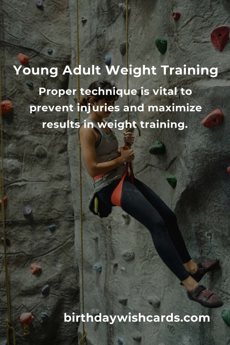 Weight Training for Young Adults: Getting Started on the Right Foot