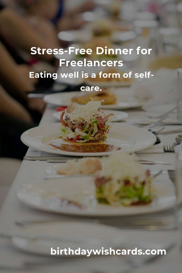 Whipping Up Comfort: Easy Dinner Ideas for Busy Freelancers