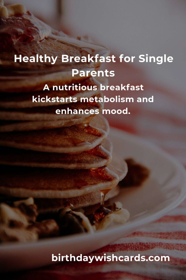 Wholesome Morning Magic: Healthy Breakfast Recipes for Single Parents