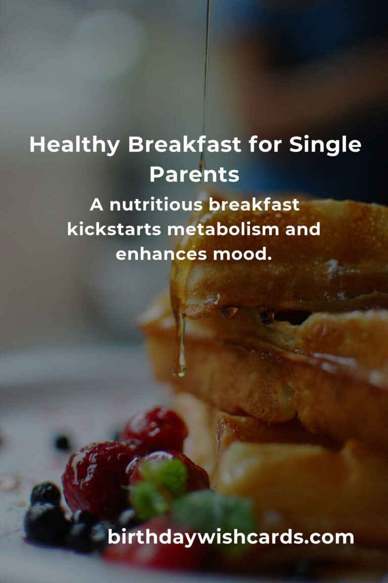 Wholesome Morning Magic: Healthy Breakfast Recipes for Single Parents