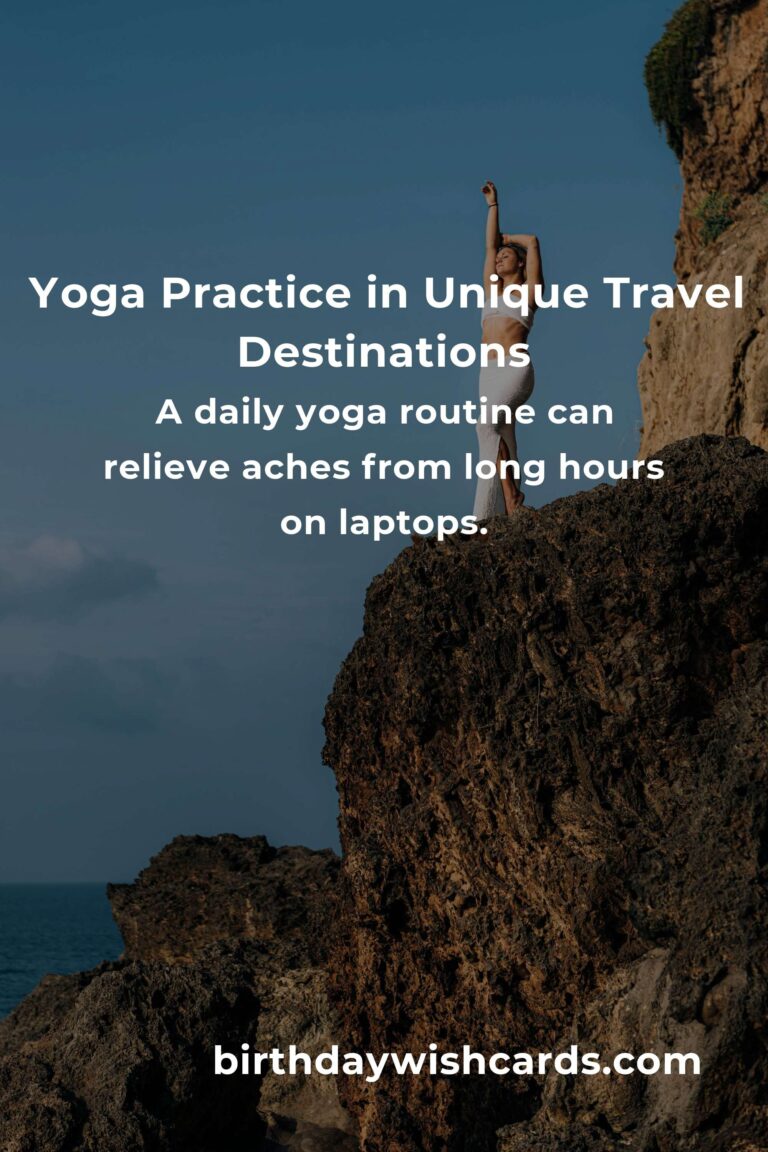 Yoga for Digital Nomads: Find Balance, Energy, and Freedom Wherever You Roam
