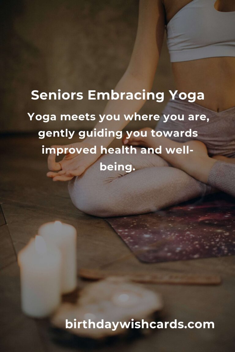 Yoga for Seniors: Embrace a Journey of Wellness and Vitality
